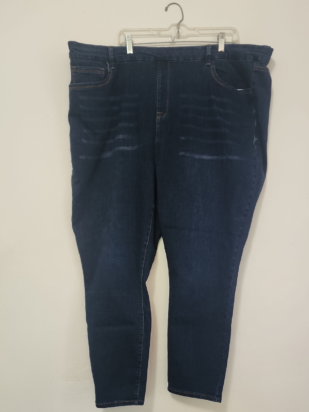 Women's Dark Blue Stretch Denim Jeans